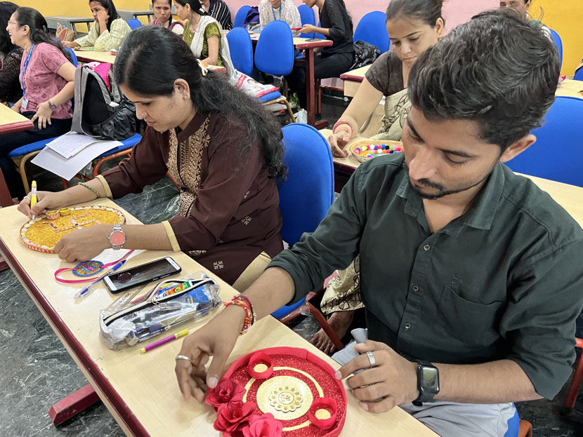 raksha-bandhan-thali-decoration-competition (12)